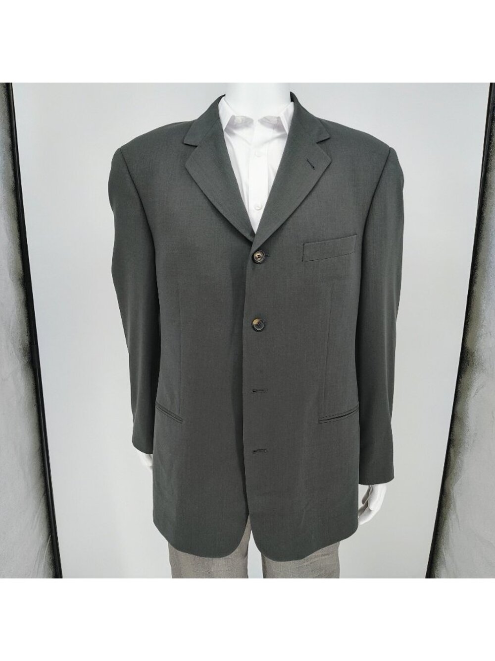 Boss Hugo Boss Dark Green/Gray Sokrates/Sigma Suit Jacket (42R) *FLAWS*